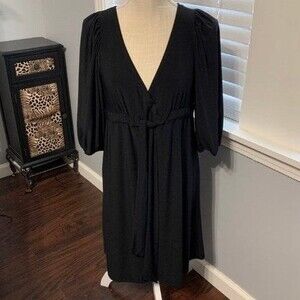 Bisou Bisou Michele Bohbot black dress. Size 8.